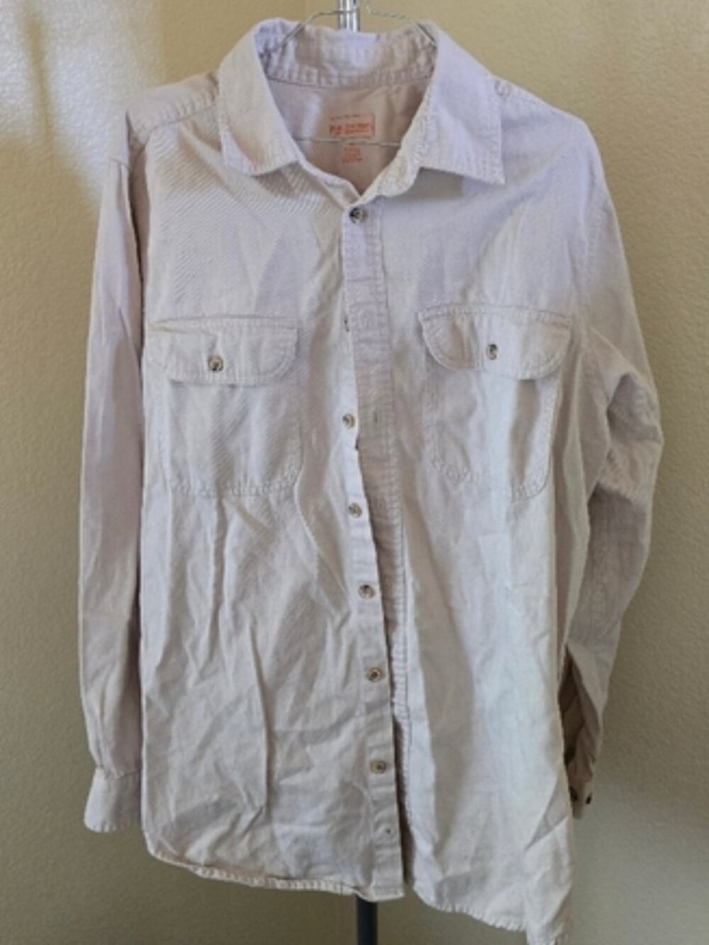 Boulder Creek Trading Company Button Up Long Sleeve Shirt With Pockets Size LT